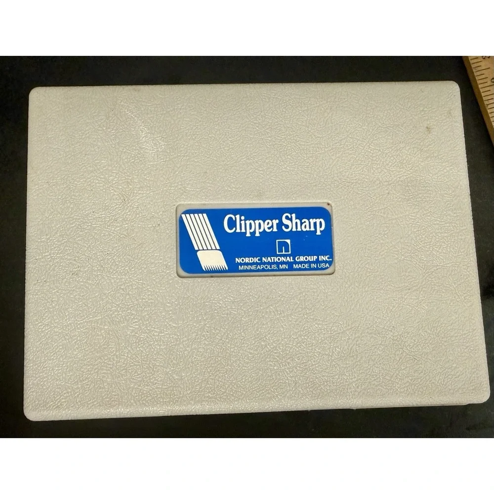 Clipper Sharp Blade Sharpening Kit Complete In Case And Instructions Vintage